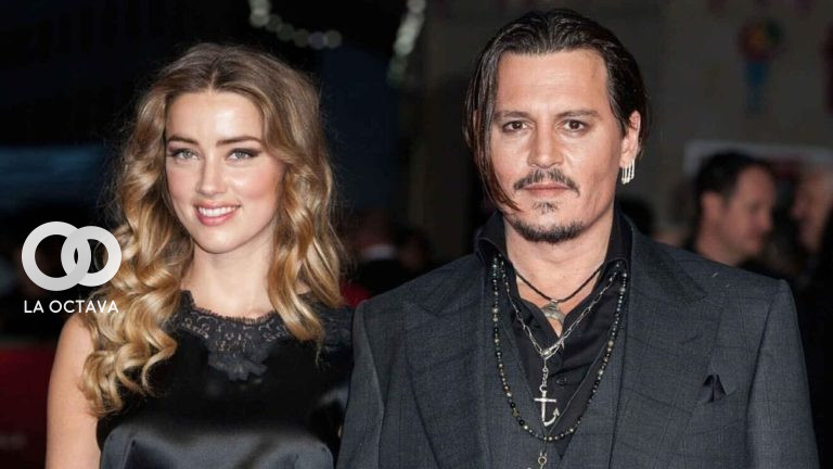 Johnny Depp y Amber Heard cuando eran parejas.