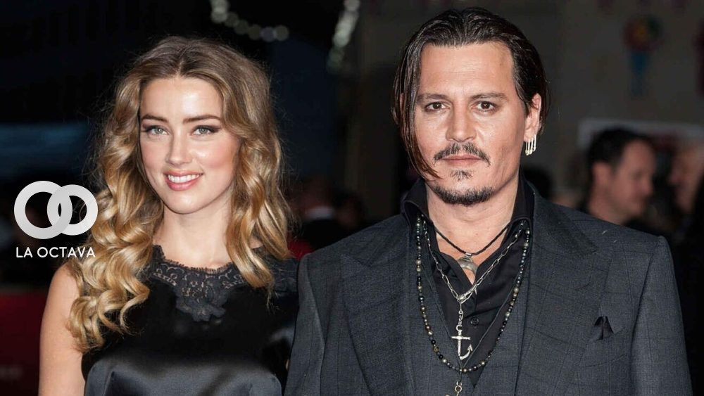 Johnny Depp y Amber Heard cuando eran parejas.