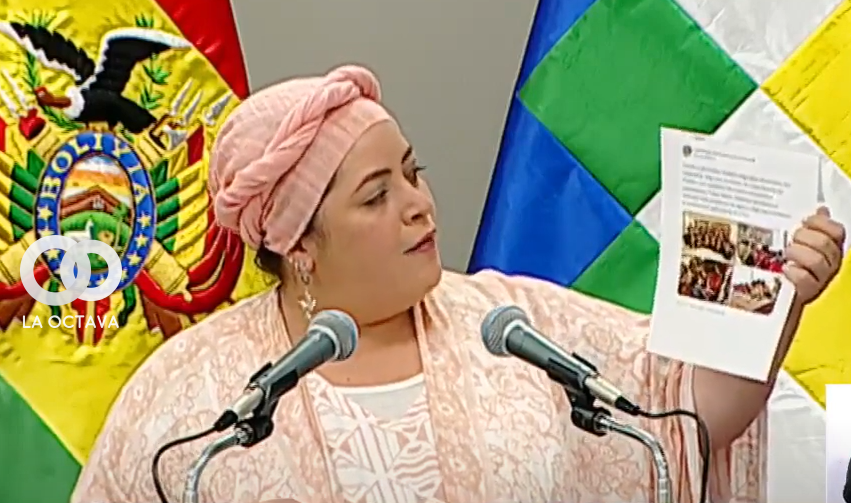 María Nela Prada, Ministra de la Presidencia.María Nela Prada, Ministra de la Presidencia.