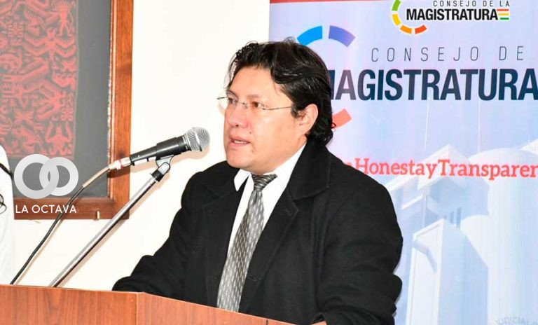 Marvin Molina, Presidente del Consejo de la Magistratura.