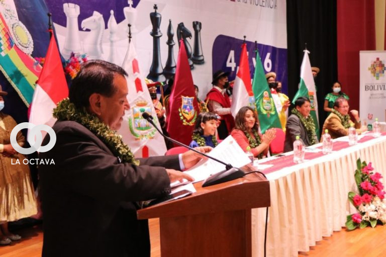 Ministro de Educación inaugura el toneo nacional de Ajedrez.