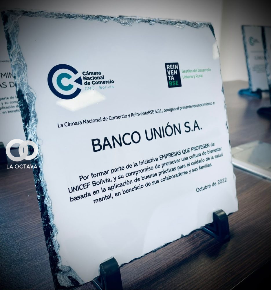 Reconocimiento a Banco Unión.