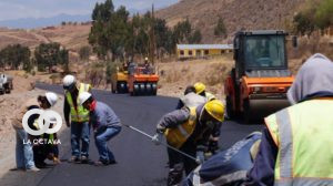 Trabajadores de camino.