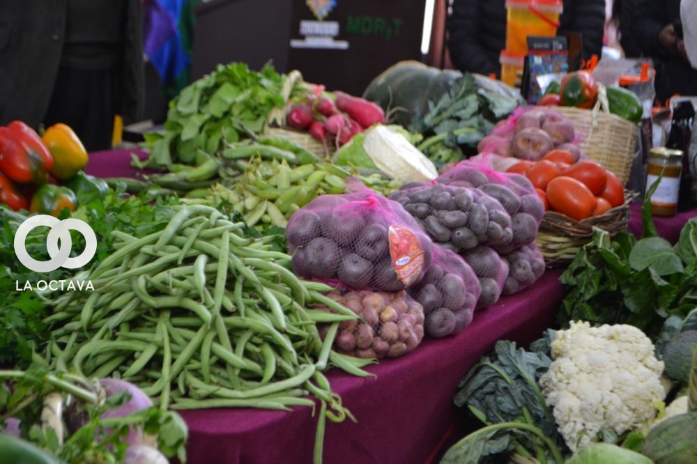 Verduras a ser vendidas en la Feria Del Campo a la Olla.