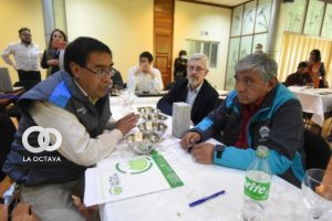 Rodolfo Pasinetti, Coordinador de Cooperazione Internacionale Coopi y Iván Arias, Alcalde de La Paz
