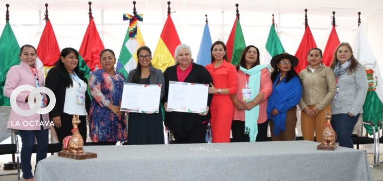 "Cumbre de Alcaldesas de Bolivia".