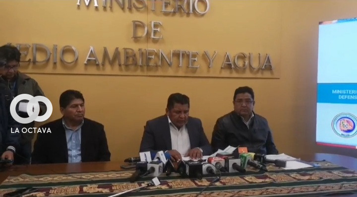 Captura de video del Ministerio de Medio Ambiente y Agua