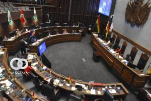 Cámara de Senadores en Sesión.