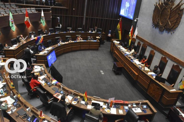 Cámara de Senadores en Sesión.
