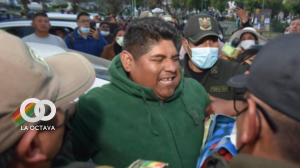César Apaza, dirigente cocalero detenido por la quema del mercado ilegal de Arnol Alanes.