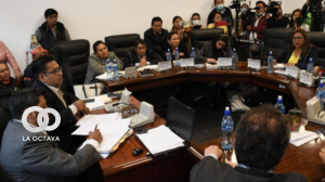 Comisión de Constitución donde se analiza la propuesta de ley. Foto. Diputados