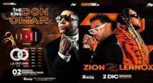 Concierto de Don Omar y Zion y Lennox es reprogramado.