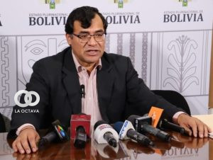 El Presidente de Diputados en contacto con los medios. Foto. Cámara de Diputados.