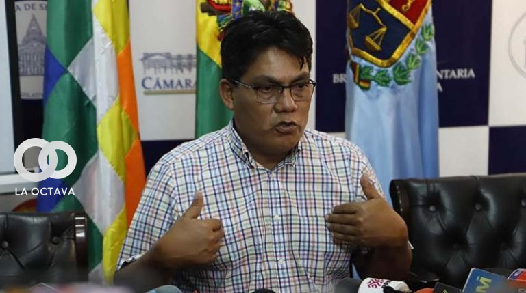 El diputado del MAS Héctor Arce. Foto. APG