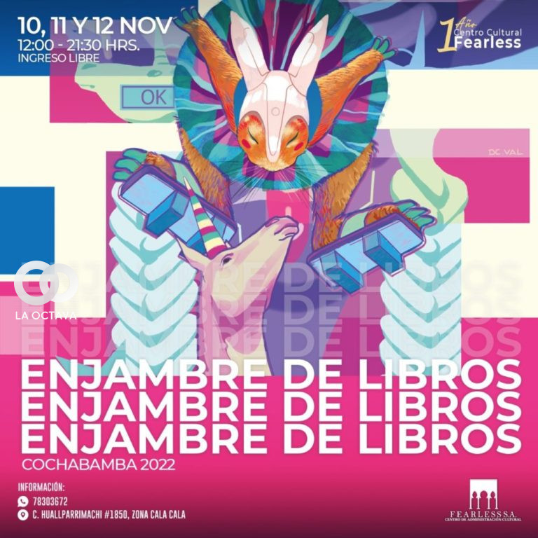 Enjambre de Libros llega a Cochabamba.