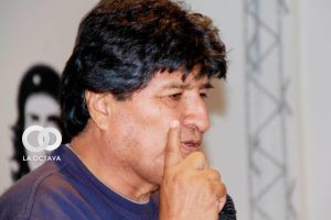 Evo Morales, ex Presdiente y líder del MAS.