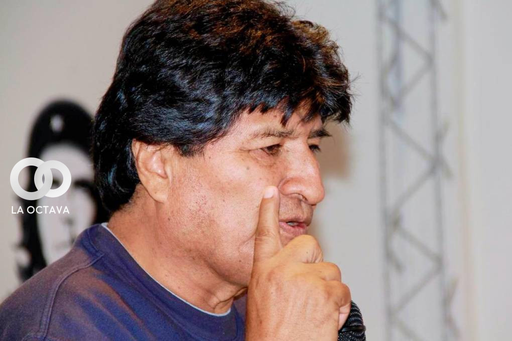 Evo Morales, ex Presdiente y líder del MAS.