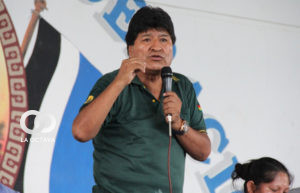 Evo Morales, ex Presidente de Bolivia.