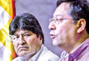 Evo Morales, ex Presidente y líder del MAS.