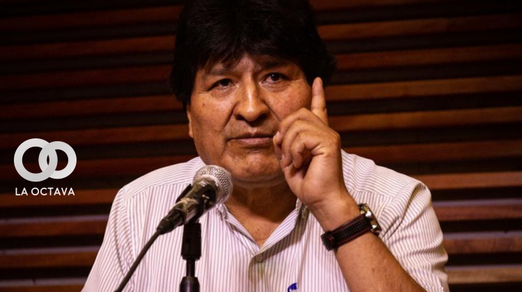 Evo Morales, líder del MAS.