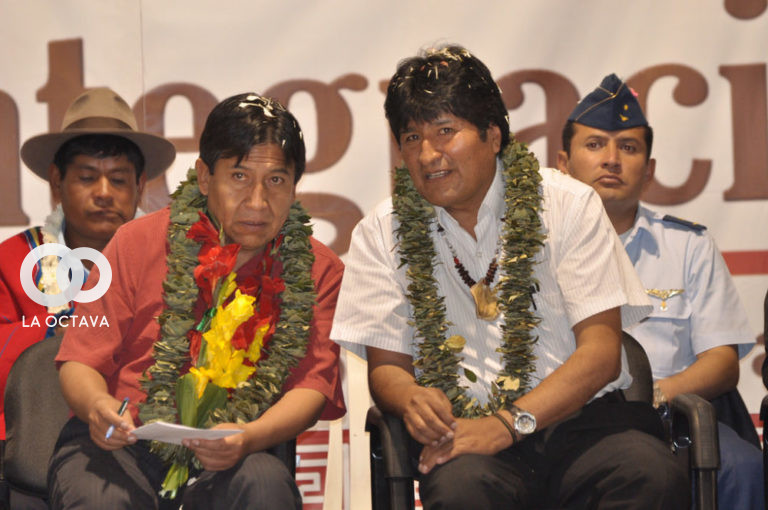 Evo Morales y David Choquehuanca.