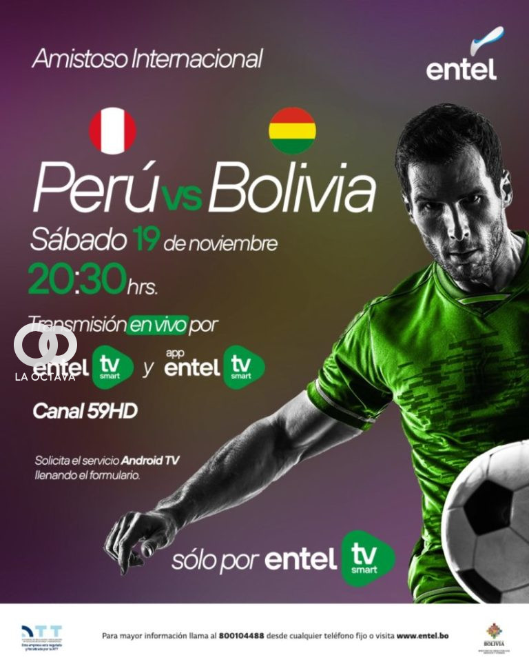 Partido amistoso que disputarán las selecciones de Bolivia y Perú