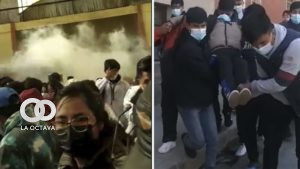 Incidente ocurrido en la Universidad Pública de Potosí.