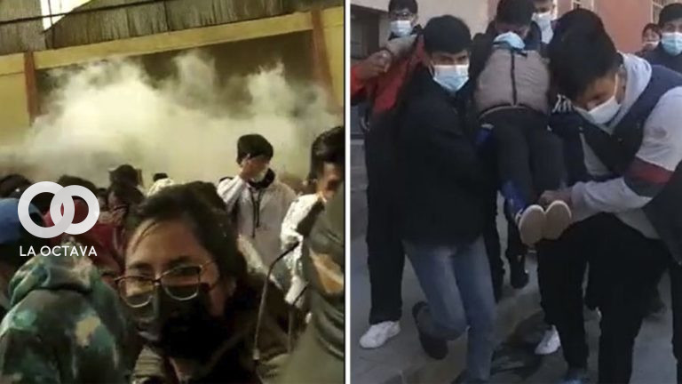 Incidente ocurrido en la Universidad Pública de Potosí.