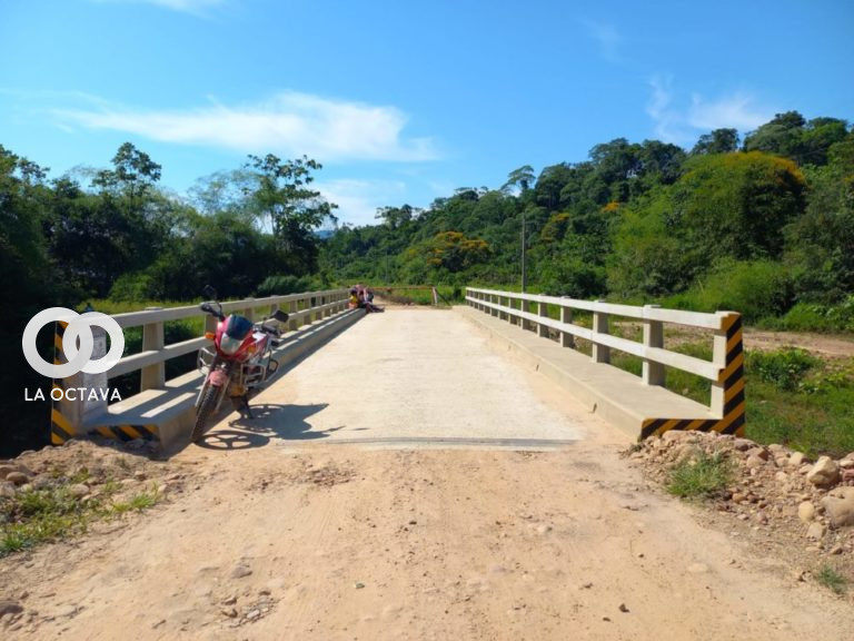 Infraestructura caminera entregada por el Gobierno.