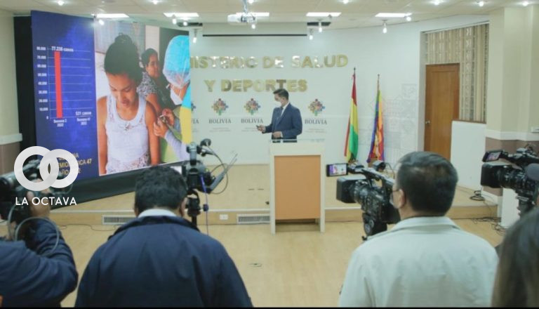 Jeyson Auza, Ministro de Salud y Deportes.