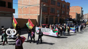 Juntas vecinales inician defensa de límites de la urbe paceña.