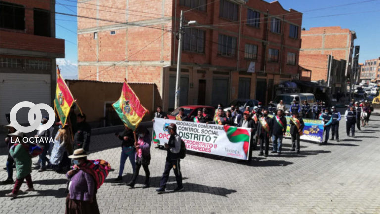 Juntas vecinales inician defensa de límites de la urbe paceña.