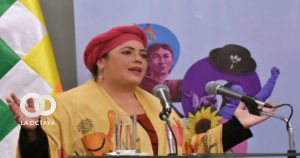 La ministra María Nela Prada denunció el hecho.