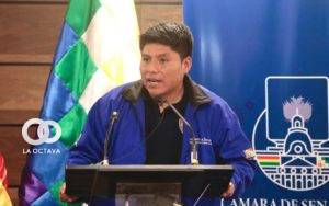 Leonardo Loza, Senador del MAS.