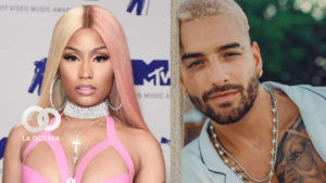 Maluma y Nicky Minaj, anuncian su nueva colaboración.