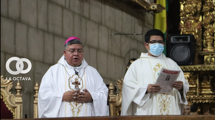Monseñor Giovani Arana, obispo de El Alto y Secretario General de la CEB. Foto. CEB