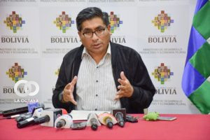 Néstor Huanca, Ministro de Desarrollo Productivo y Economía Plural.