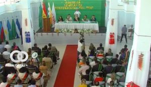 Sesión de honor de la Asamblea Legislativa Departamental del Beni.