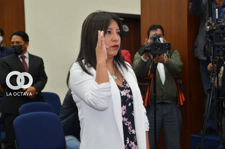 Nadia Cruz Tarifa posesionada como Viceministra de Igualdad de Oportunidades.