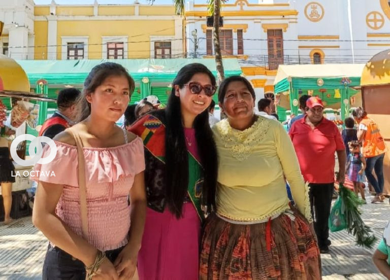 Eva Copa, Alcaldesa de El Alto en el aniversario del Beni
