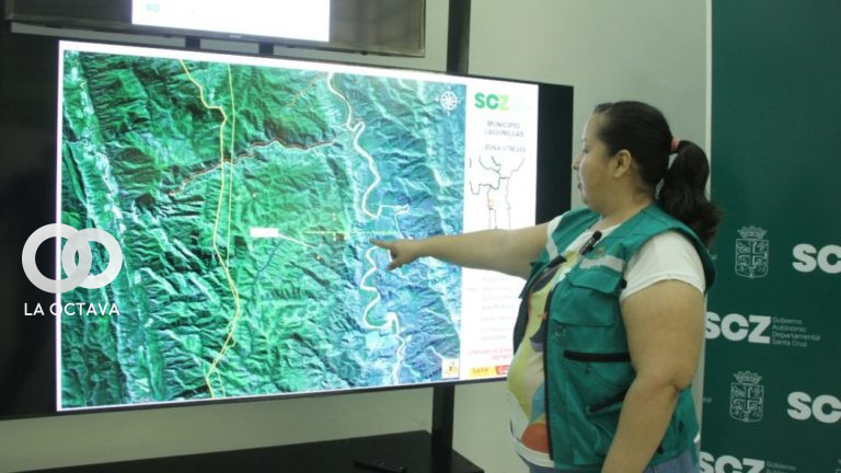 Yovenka Rosado, directora de Recursos Naturales de la Gobernación cruceña.