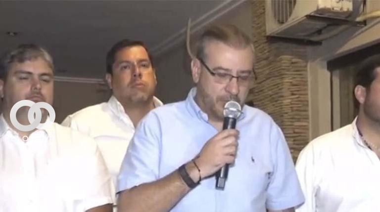 el presidente del Comité Cívico pro Santa Cruz, Rómulo Calvo.