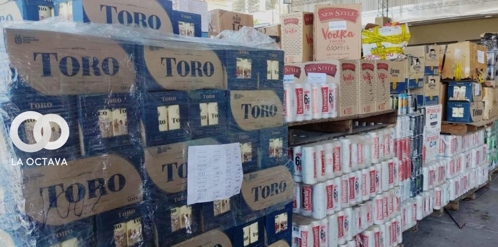 mercancía comisada prohibida en Tarija.