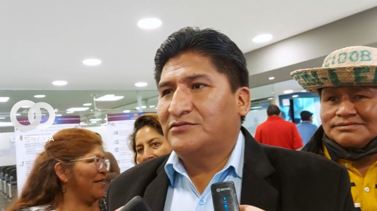 Andrés Flores, jefe de la bancada del Movimiento Al Socialismo (MAS).