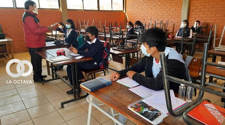 Aulas educativas bajo la modalidad de clases presenciales.