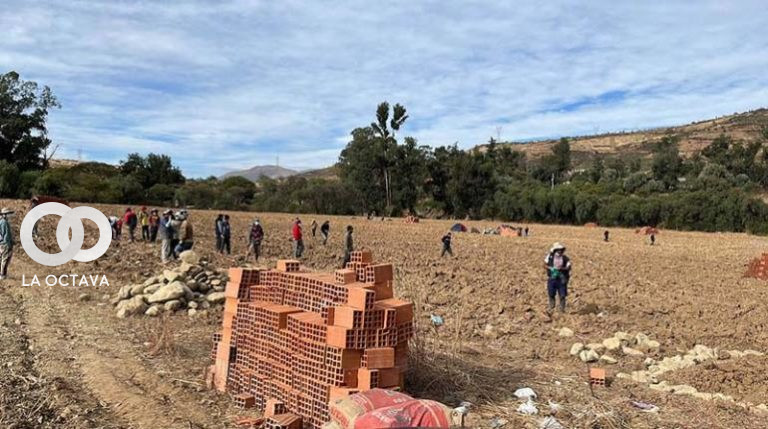 Avasalladores en la finca la Norteñita.