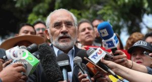 Carlos Mesa, ex Presidente de Bolivia y líder del CC.