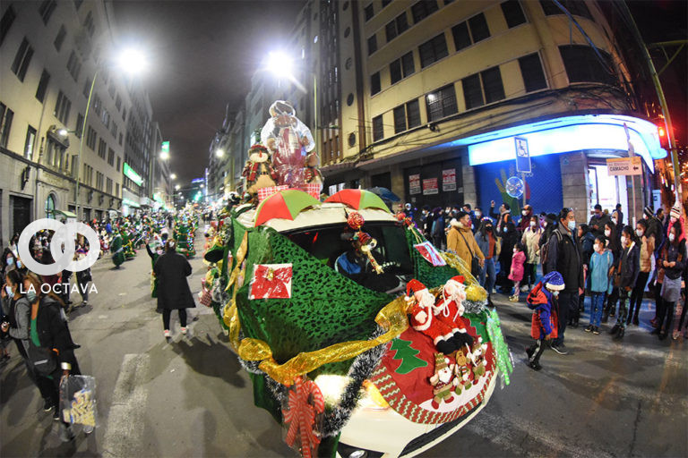 Desfile Navideño en la Paz.
