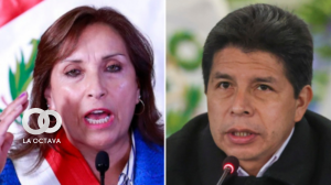 Dina Boluarte y Pedro Castillo.