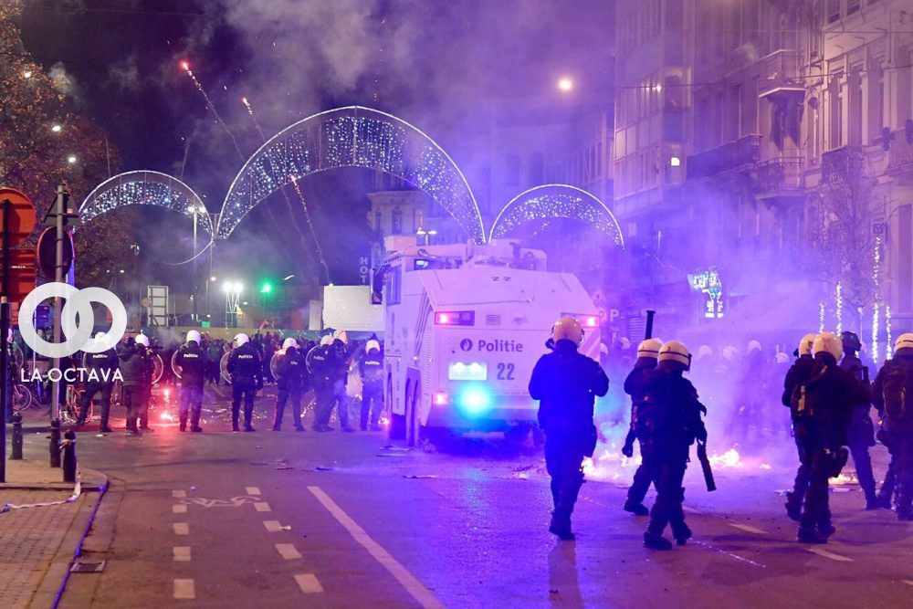 Disturbios en Francia y Bélgica